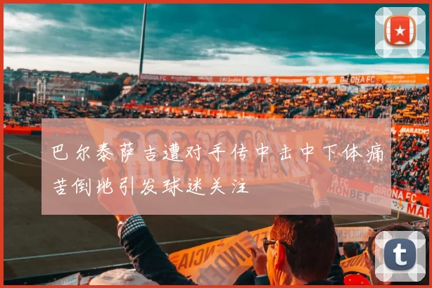 巴尔泰萨吉遭对手传中击中下体痛苦倒地引发球迷关注