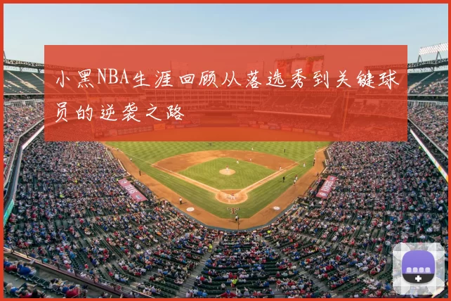小黑NBA生涯回顾从落选秀到关键球员的逆袭之路