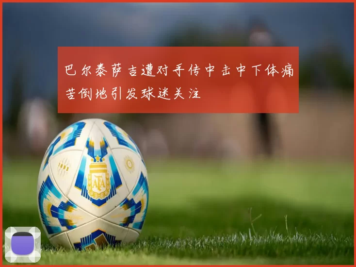 巴尔泰萨吉遭对手传中击中下体痛苦倒地引发球迷关注